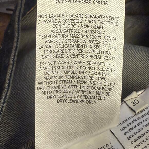 Stella McCartney Crystal Embellished Medium Wash Denim Jeans Size 30 - Picture 9 of 16